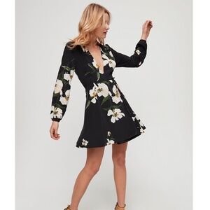 Aritzia | Wilfred Dian Wrap Silk Dress